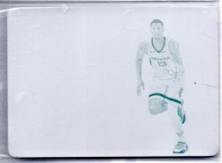 2018-19 Panini Flawless Jackson, Jaren - Patch Autographs Printing Plate Cyan