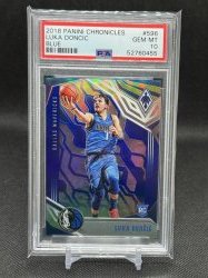 2018 Panini Chronicles Luka Doncic Phoenix Blue