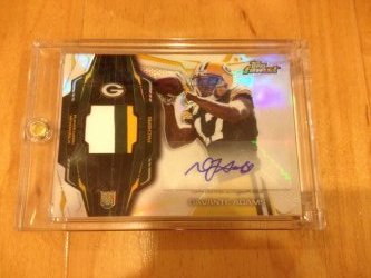    Davante Adams 3 color patch auto