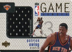 1997-98 Upper Deck Game Jerseys Patrick Ewing