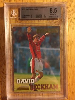1996 Merlin Premier Gold #92 David Beckham