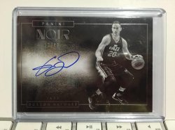 2016 Panini Noir Gordon Hayward Black and White Autographs
