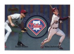 1999 Topps Bowmans Best Franchise Favorites Scott Rolen and Mike Schmidt