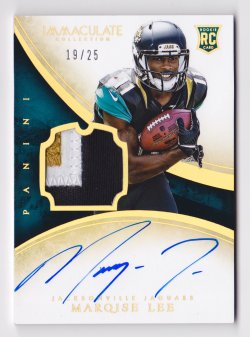    2014 Immaculate Collection Gold #114 Marqise Lee JSY AU/25