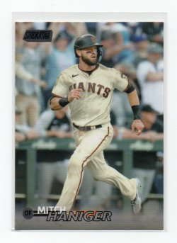 2023 Topps Stadium Club Black Foil Mitch Haniger