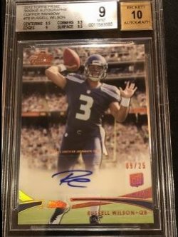 2012 Topps Topps Prime Rookie Autographs Copper Rainbow #78 Russell Wilson
