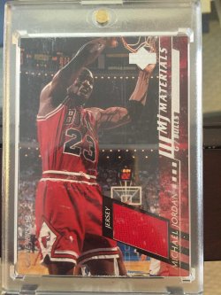2000 Upper Deck 99/00 Upper Deck Michael Jordan MJ Materials GU Jersey