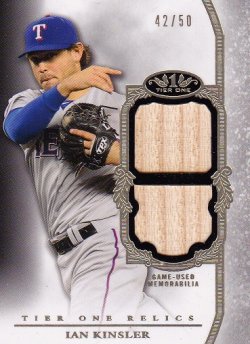 2013 Topps Tier One Dual Relics Ian Kinsler