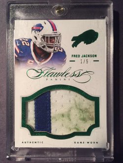 2014 Panini Flawless #25 Fred Jackson "Emerald Patches" (1/5)