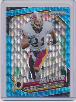    Sean Taylor 2025 Panini Prizm Prizms Blue Wave /230