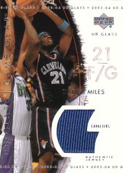 2003-04 Upper Deck UD Glass Miles, Darius - Game Gear