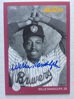 1991 Studio Willie Randolph TTM-MIL