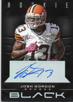 2012 Panini Black Josh Gordon