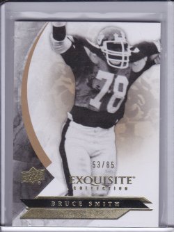    Bruce Smith 2012 UD Exquisite Collection /85
