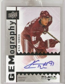 2009 Upper Deck Black Diamond Kyle Turris Gemography