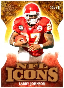    2009 NFL Icons Johnson /40