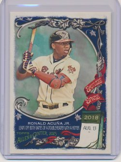    Ronald Acuna 2023 Allen and Ginter Spotless Spans