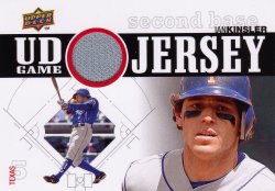 2010 Upper Deck UD Game Jersey Ian Kinsler
