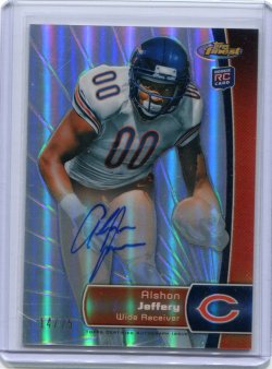 2012 Topps Finest Alshon Jeffery