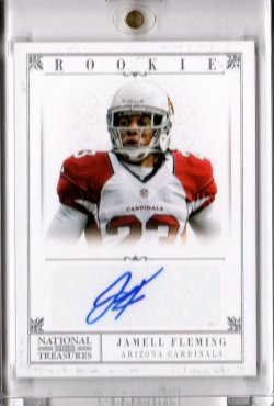 2012 Panini National Treasures Jamell Fleming