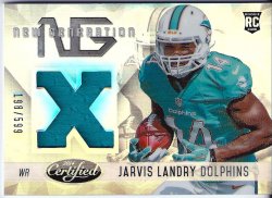 2014 Leaf Certified Next Generation Rookie Jersey Jarvis Landry