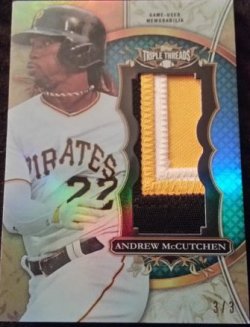 Autographed 2009 Topps Pittsburgh Pirates: Andrew Mccutchen 