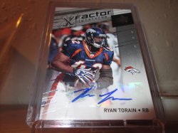 2009 Upper Deck SPX Ryan Torain Xfactor Signatures 