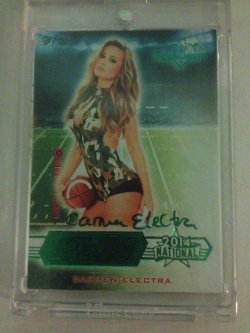 2014   Benchwarmers  1&10 Carmen Electra auto 3/3