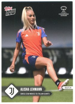 2023-24 Topps Now UWCL Alisha Lehmann