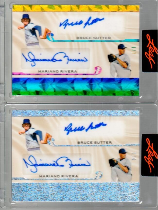 2023 Mariano Rivera Bruce Sutter Leaf Superlative RED SIGNATURES DUAL