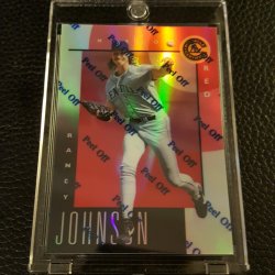 1998  Pinnacle Certified Mirror Red Prototype Randy Johnson