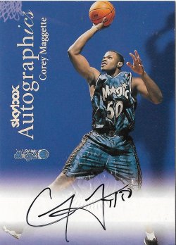 1999-00 Skybox Premium Autographics Corey Maggette