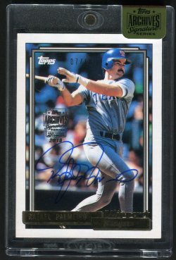 2015 Topps Archives Signature Series: Rafael Palmeiro (1992 Topps Gold WINNER)