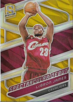 2023-24 Panini Spectra Spectracular Debut Gold LeBron James #ed 5/10