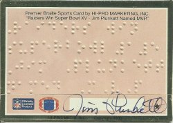 1990 In The Game Action Packed Jim Plunkett