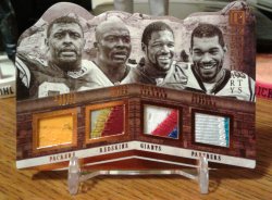2017 Panini Pantheon Legendary Monuments Reggie White/Bruce Smith/Michael Strahan/Julius Peppers