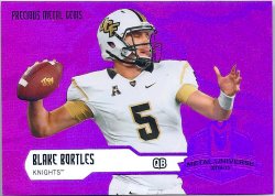 2014 Upper Deck Flair Showcase Blake Bortles Precious Metal Gems Purple
