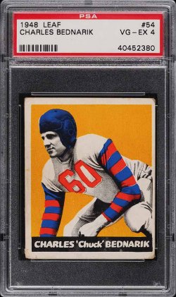 1948 Leaf  Chuck Bednarik