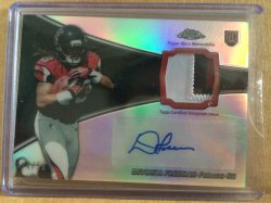 2014 Topps Chrome Davonta Freeman Rookie Patch Autograph
