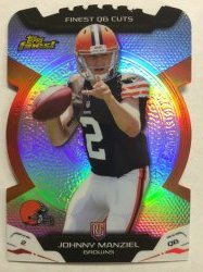 2014  Topps Finest Johnny Manziel QB Cuts