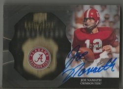 2012 Upper Deck Exquisite Joe Namath Dimesions Shadowbox Auto