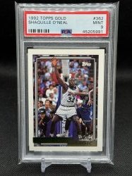 1992 Topps  Shaquille ONeal Gold