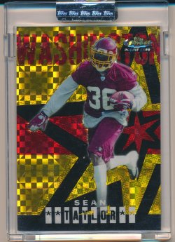    Sean Taylor 2004 Finest Uncirculated Gold Refractor RC /150