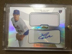 2013 Topps Topps Finest Zack Wheeler Rookie Auto/GU Jersey