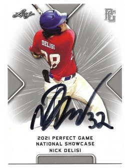 2021 Leaf Perfect Game TTM Nick Delisi 2/21/26