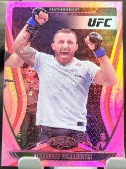 2021 Panini Chronicles Certified Alexander Volkanovski Pink Parallel