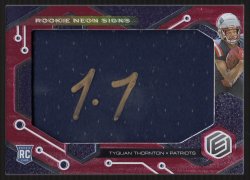 2022 Panini Elements Rookie Neon Material Signs Standard Tyquan Thornton