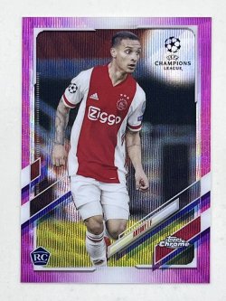 2020-21 Topps Chrome UCL Antony Pink Wave Refractor