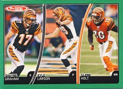 2007 Topps Total - Shayne Graham, Kyle Larson, Glenn Holt