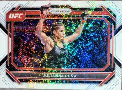 2023 Panini Prizm UFC Julianna Pena Base Horizontal Prizms White Sparkle #2